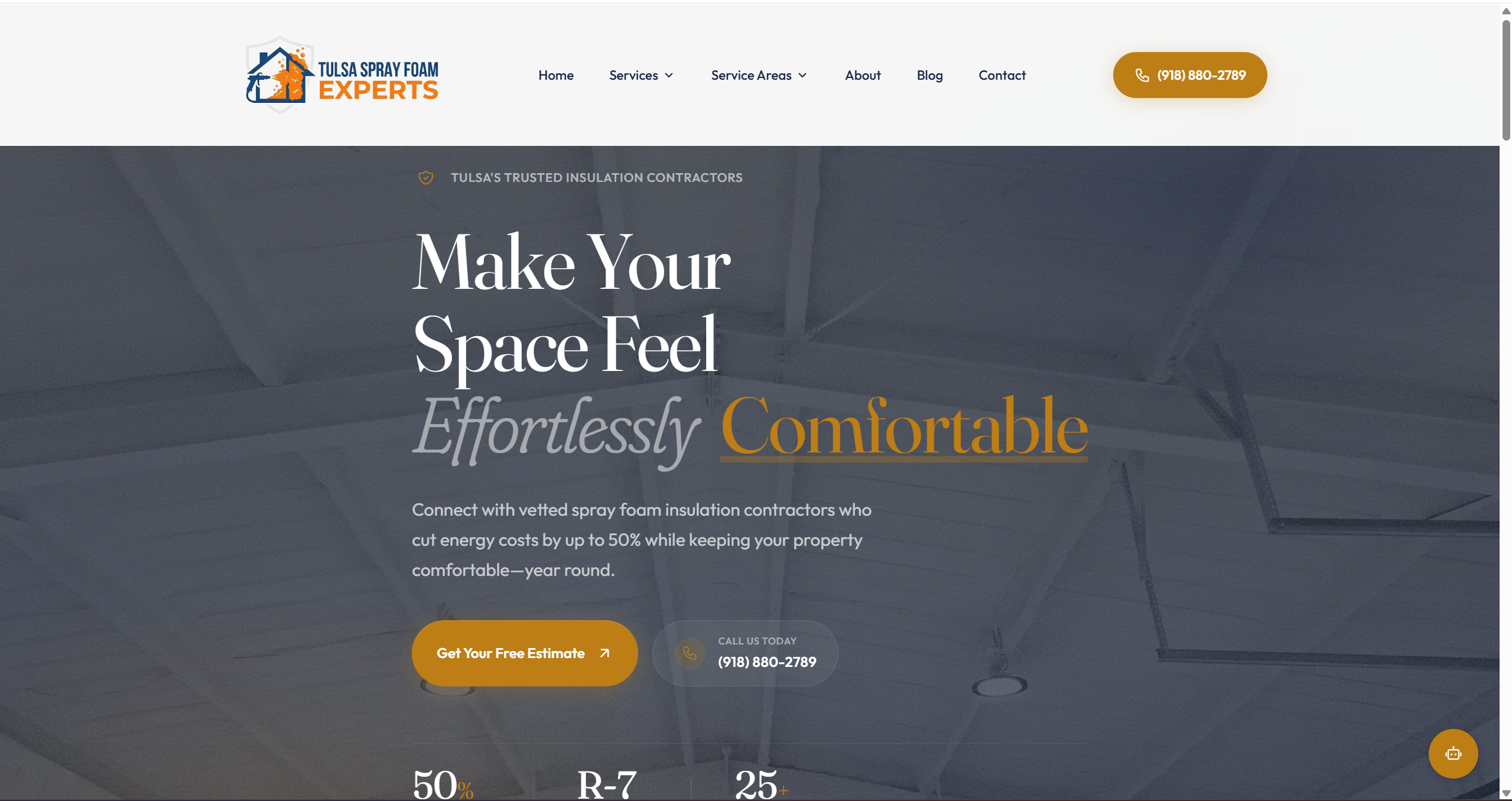 Insulation contractor website